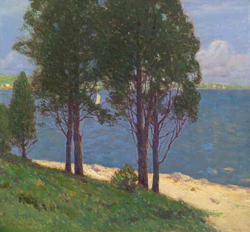 Charles Warren Eaton Connecticut Lake China oil painting art